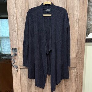 Women's black barefoot dreams Open Front Cardigan S/M